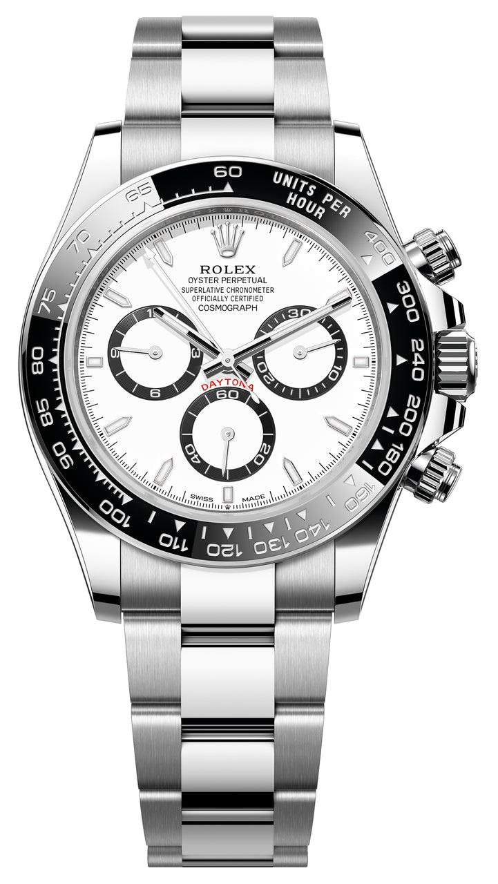 Rolex Cosmograph Daytona 40mm Ceramic Bezel White 