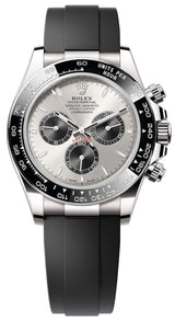 Rolex Cosmograph Daytona 40mm White Gold Grey "Ghost" Dial Oysterflex - 126519LN - New 2025