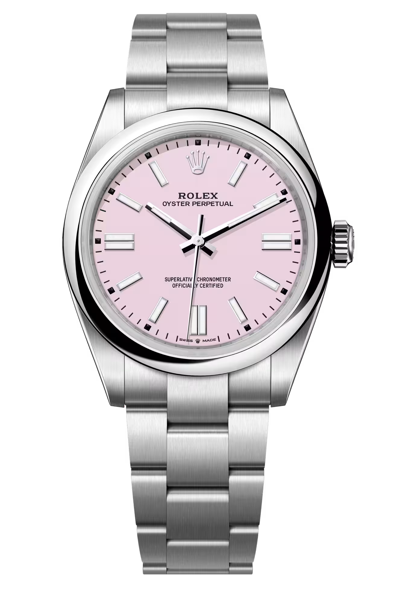 Rolex Oyster Perpetual 41mm Candy Pink Dial Oyster Bracelet – 134300 – New 2025