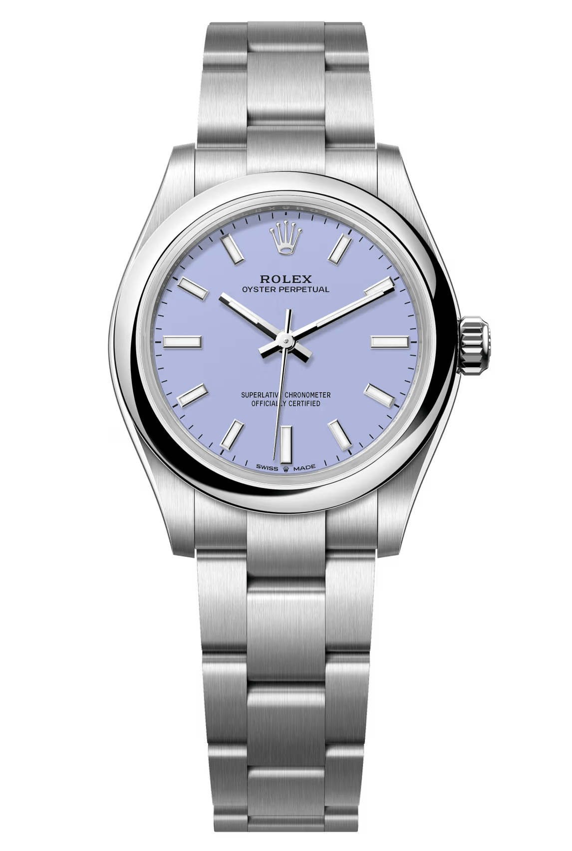 Rolex Oyster Perpetual 31mm Lavender Dial Oyster Bracelet – 277200 – New 2025 / 2026
