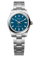 Rolex Oyster Perpetual 31mm Med Blue Dial - 277200 - New 2025