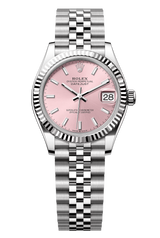 Rolex Lady Datejust 31mm Pink Index Dial Fluted Jubilee - 278274 - New 2025