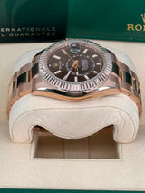 Rolex Sky-Dweller 42mm Rose Gold Chocolate Dial Oyster - 336935 - New 2025