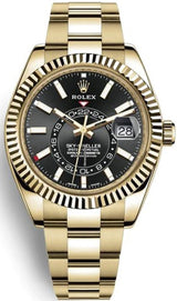 Rolex Sky-Dweller 42mm Yellow Gold Black Dial Oyster - 336938 - New 2025