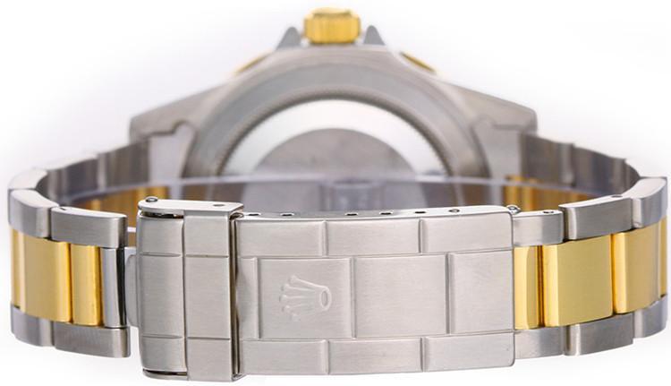 Rolex Submariner Factory Champagne Diamond Serti - 16613