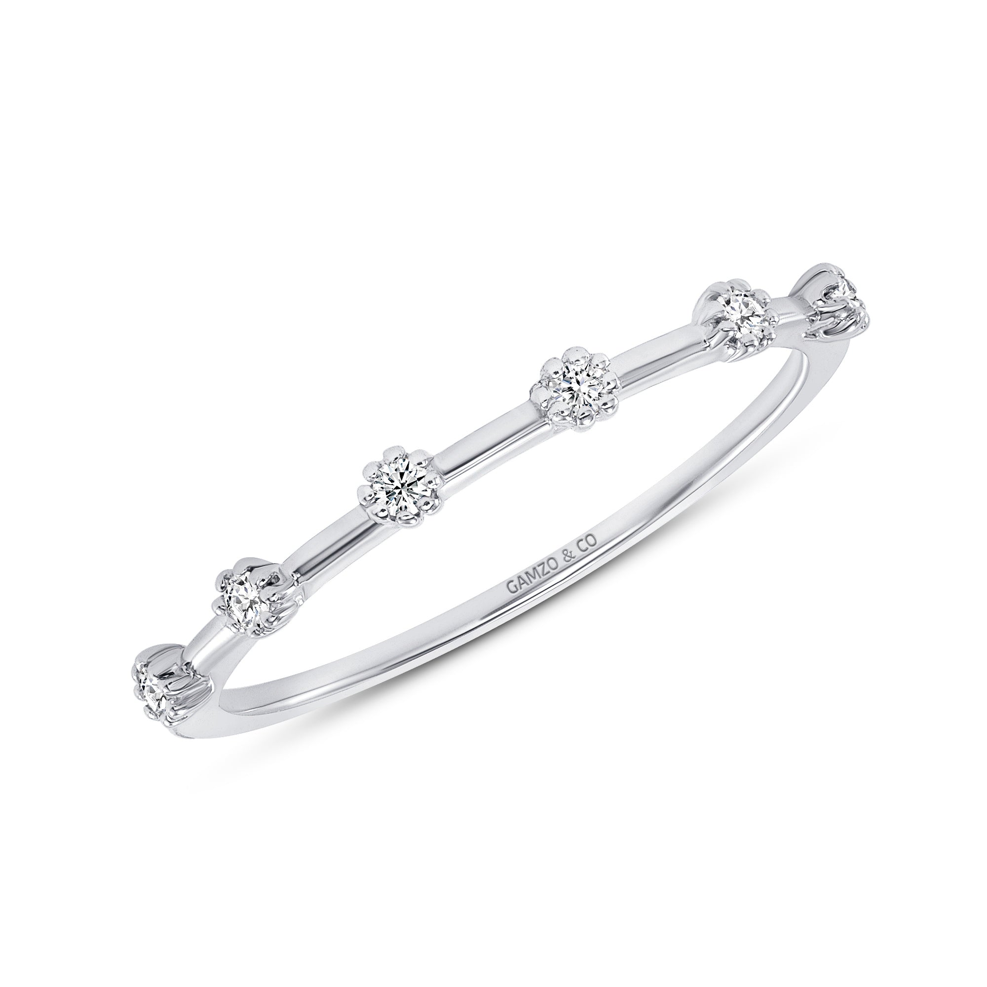 White Gold Multi Ring