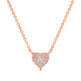 Rose Gold Heart Pendant