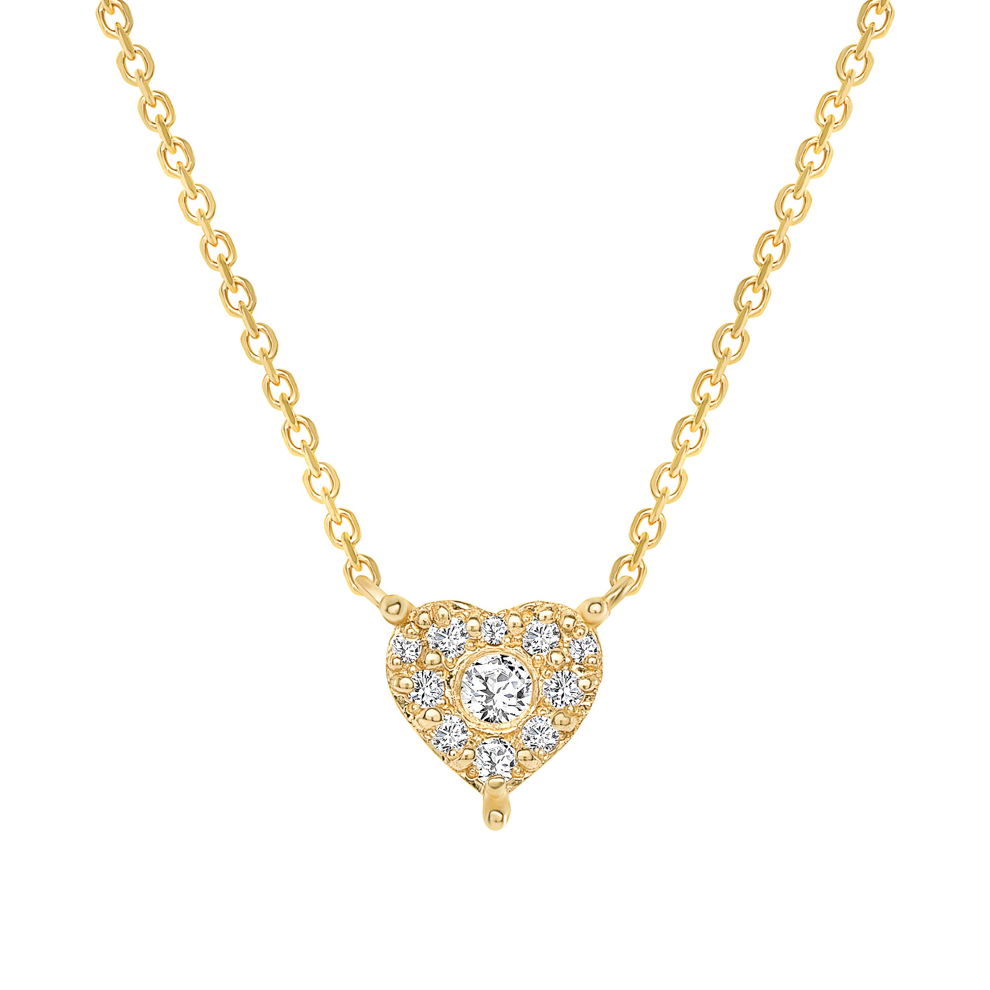 Yellow Gold Heart Pendant