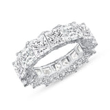 Princess Cut Diamond Eternity Band