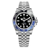 Rolex GMT-Master II 40mm Black Dial Blue/Black Bezel Jubilee "Batgirl" - 126710BLNR - New 2025