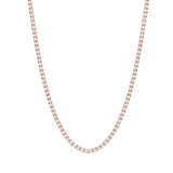 15 Carat Diamond Tennis Necklace - Round Diamonds