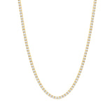 15 Carat Diamond Tennis Necklace - Round Diamonds
