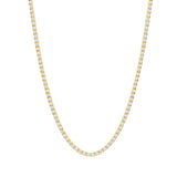 15 Carat Diamond Tennis Necklace - Round Diamonds