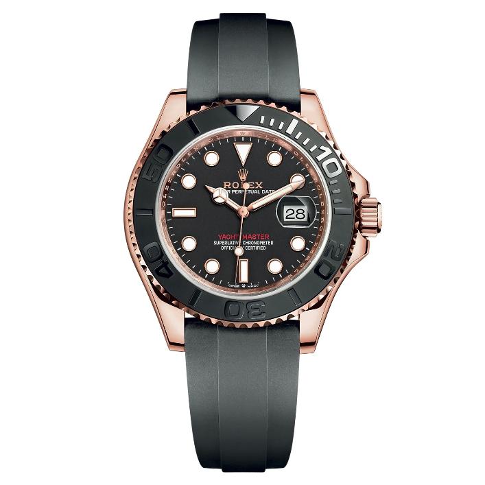 Rolex Yacht-Master 40mm Everose Gold Black Dial Oysterflex – 126655 – New 2025 / 2026