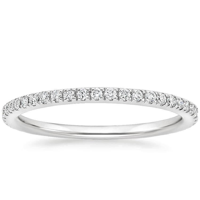 Round Cut Natural Diamond Eternity Band.