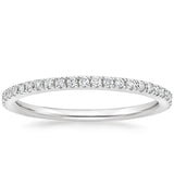 Round Cut Natural Diamond Eternity Band.