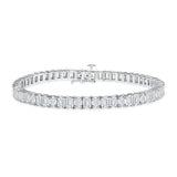 Diamond Tennis Bracelet - Emerald Cut Diamonds