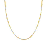 14k White Gold Diamond Tennis Necklace