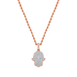 Rose Gold Hamsa Necklace