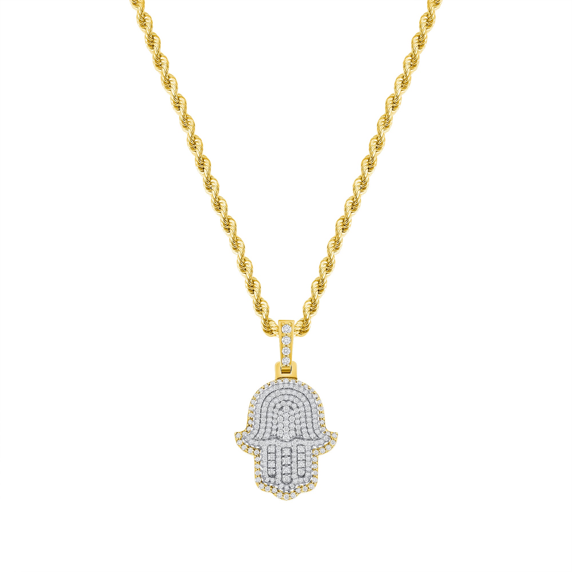 Gold Hamsa Necklace