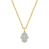 Gold Hamsa Necklace