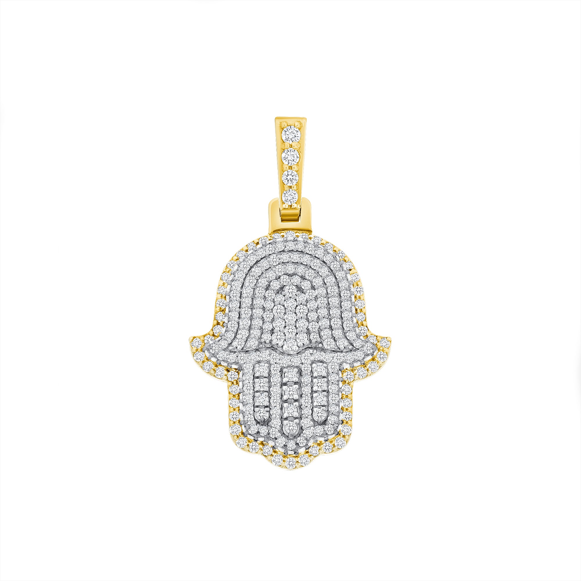 Yellow Gold Hamsa Necklace