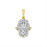 Yellow Gold Hamsa Necklace