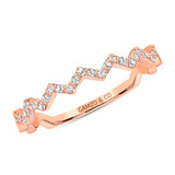 Rose Gold Wavy Ring