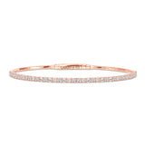 Rose Gold Diamond Bangle