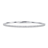 White Gold Diamond Bangle