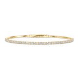 Yellow Gold Diamond Bangle