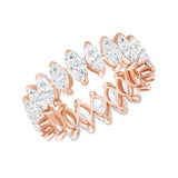 Marquise Cut Natural Diamond Eternity Band