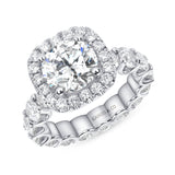 Round Diamond Halo Ring
