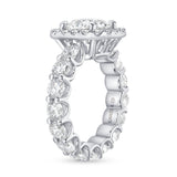 White Gold Round Diamond  Ring