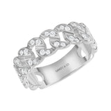 Natural Diamond Cuban Ring
