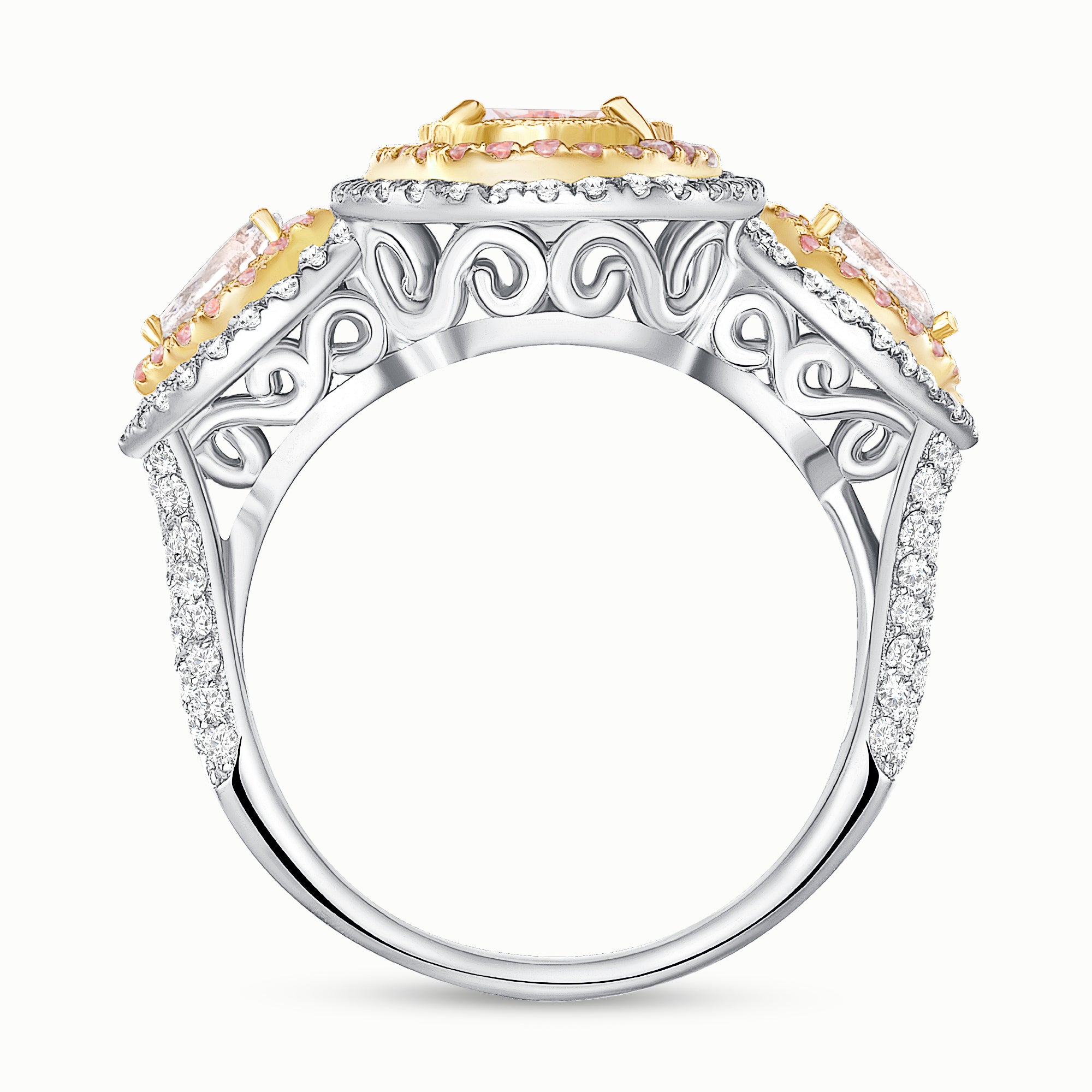 Fancy Pear Shaped Diamond Engagement Ring