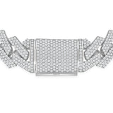 Iced Out Diamond Miami Cuban 14 White Gold