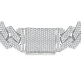 Iced Out Diamond Miami Cuban 14 White Gold