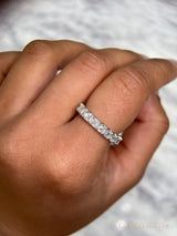 Asscher Cut Natural Diamond Eternity Band