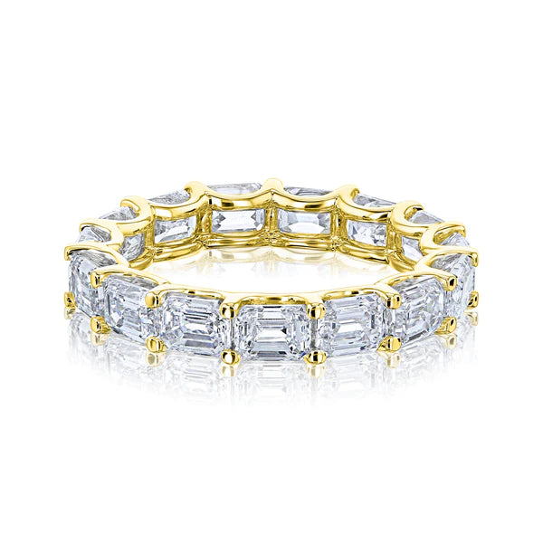 Eternity ring yellow gold