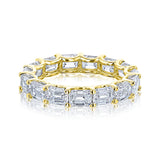Eternity ring yellow gold