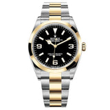 Rolex Explorer 124273 Two-Tone 36mm Black Dial – New 2025