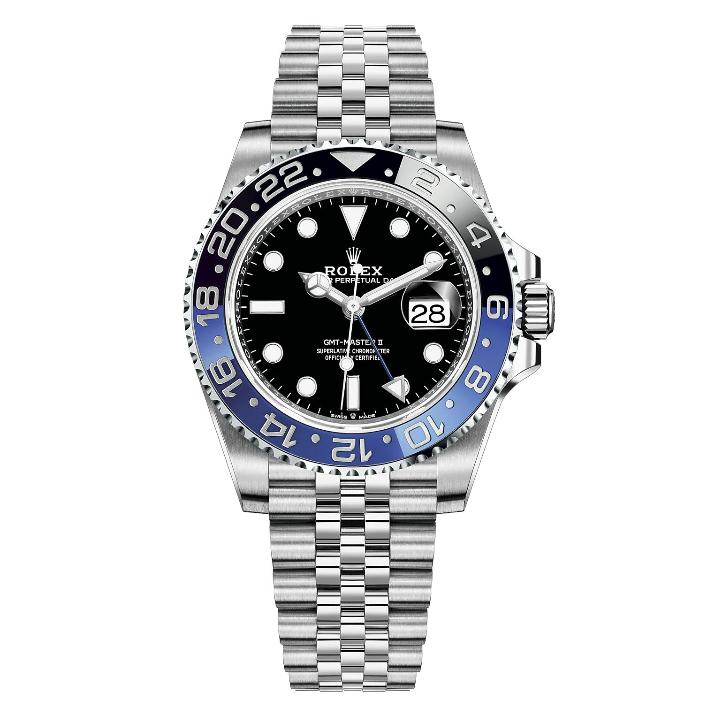 Rolex GMT-Master II 40 mm 126710BLNR Black Dial Blue/Black Bezel