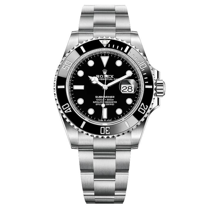 Rolex Submariner Date 41 mm 126610LN Black Dial Black Cerachrom Bezel Oystersteel Watch