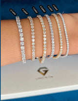 Diamond Tennis Bracelet - Natural Round Diamonds