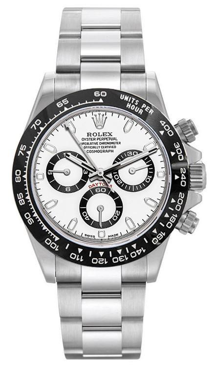 Rolex Daytona Stainless Steel Ceramic "Panda" White Dial 116500LN - 2023