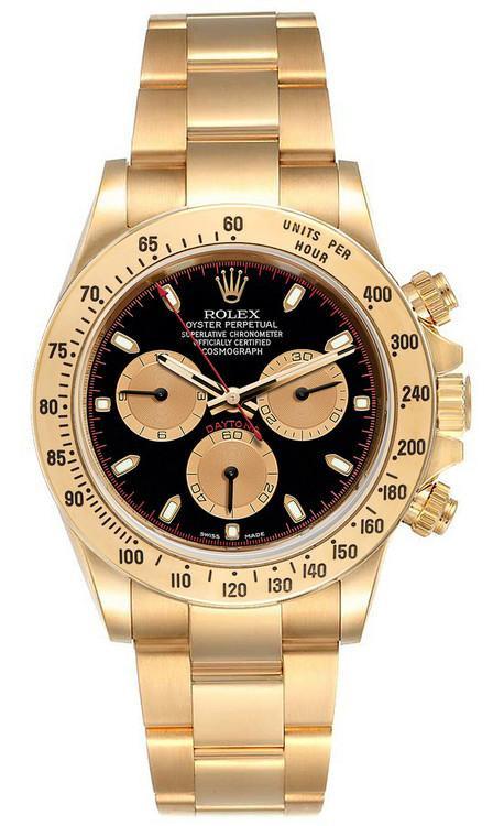 Rolex Daytona Yellow Gold "Paul Newman" Black Dial 116528