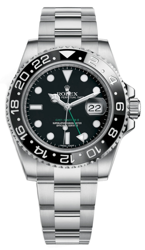 Rolex GMT Master II 40mm Black - 116710ln