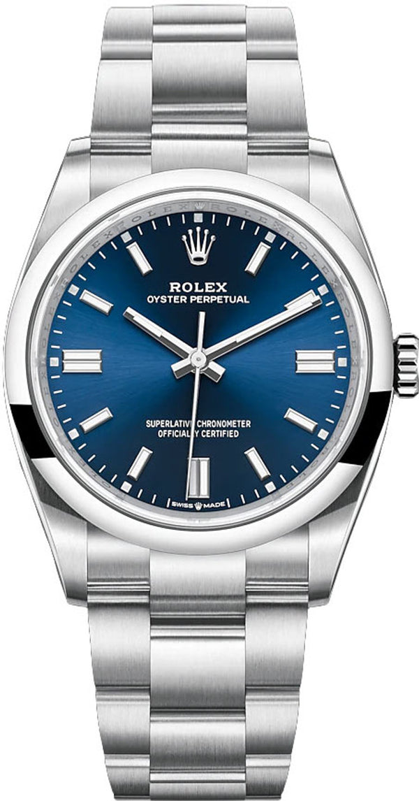 Rolex Oyster Perpetual 36mm Blue Dial - 126000 - Brand New 2024