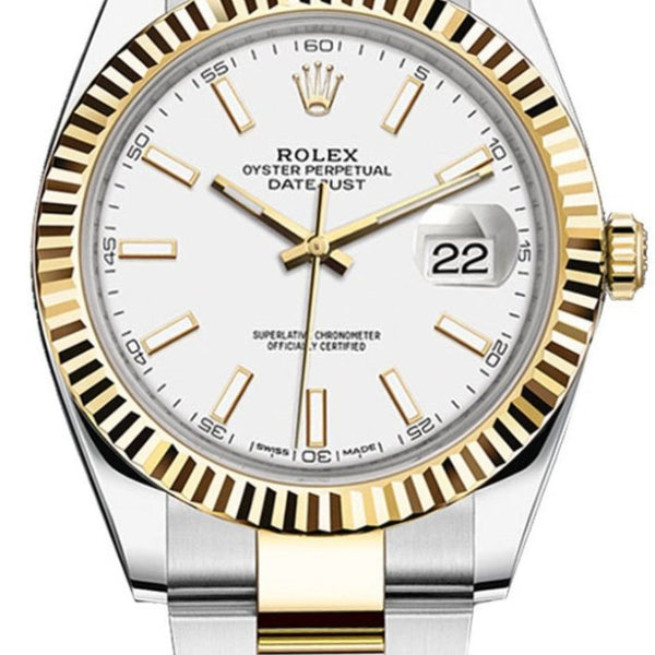 Fashion datejust rolex white gold